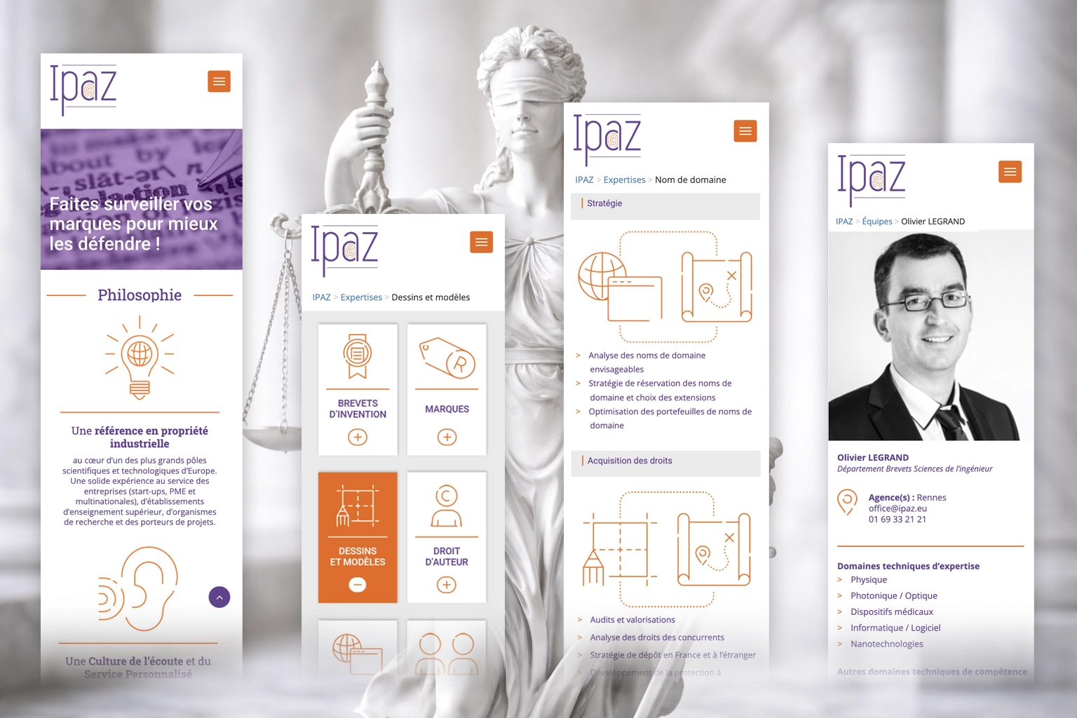 Création web design avocats