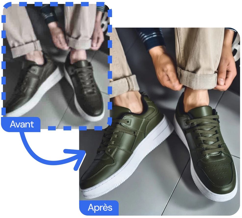 Amélioration d'images par IA