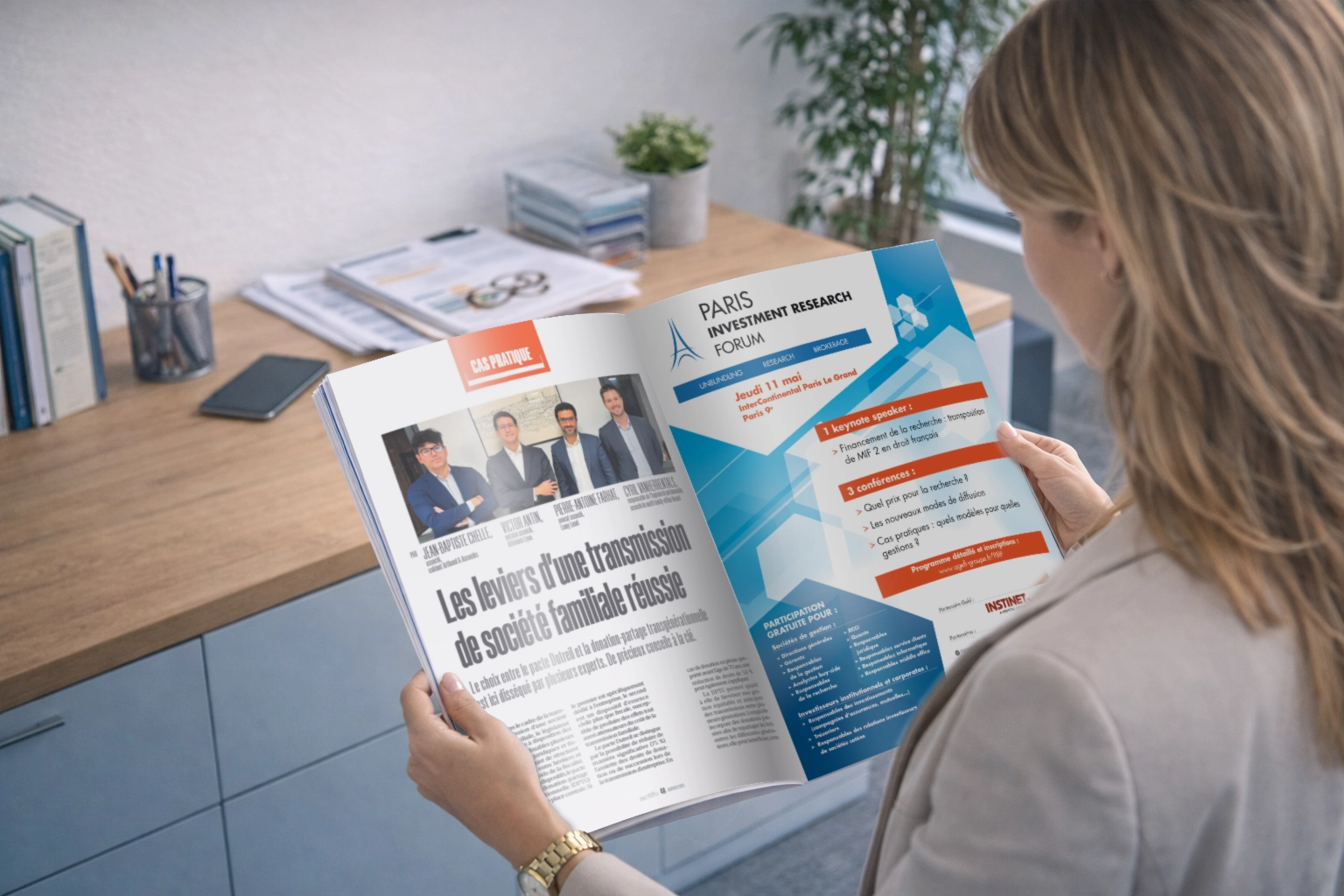 Création annonce presse L'AGEFI