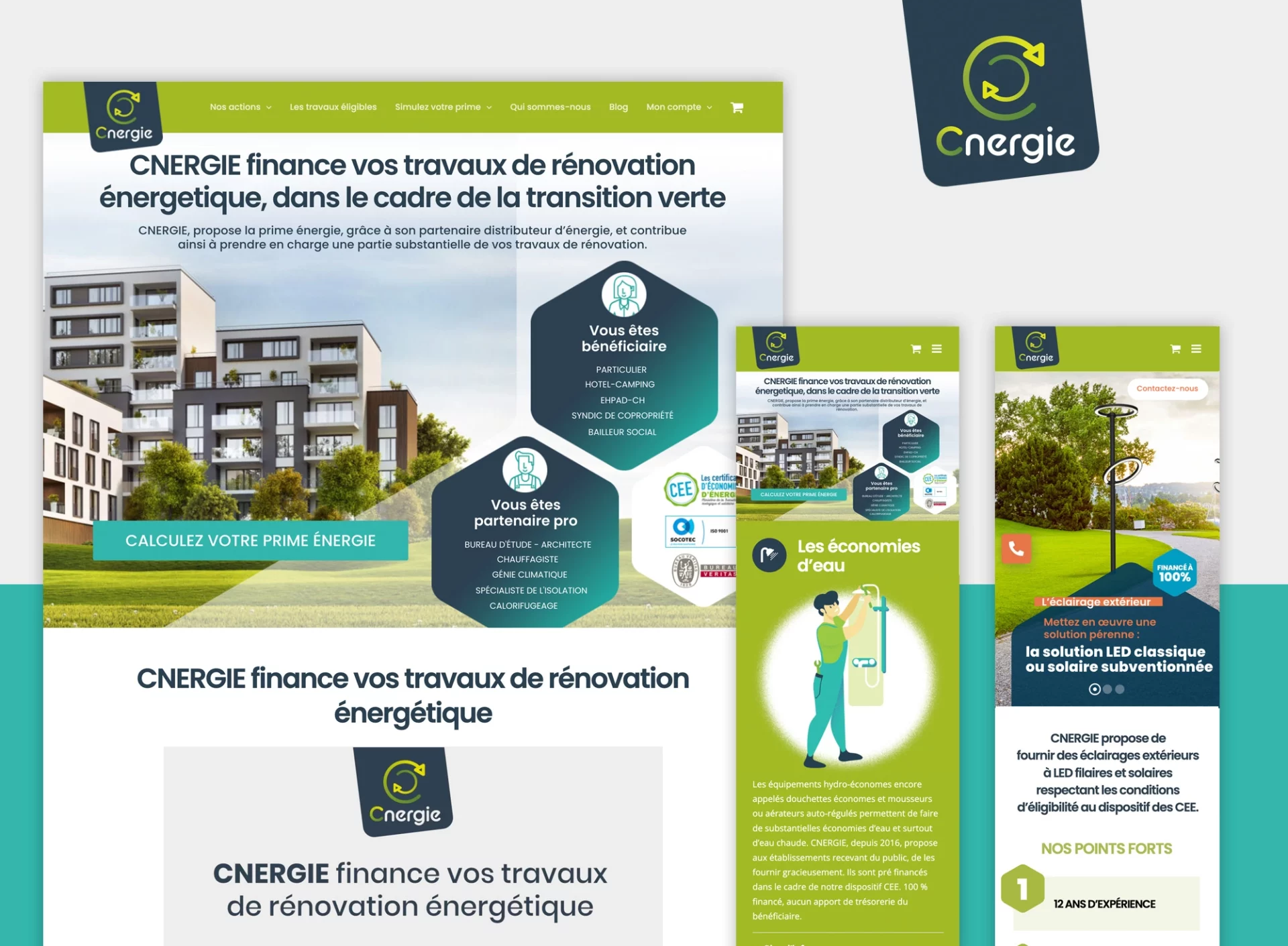 Web design rénovation énergétique