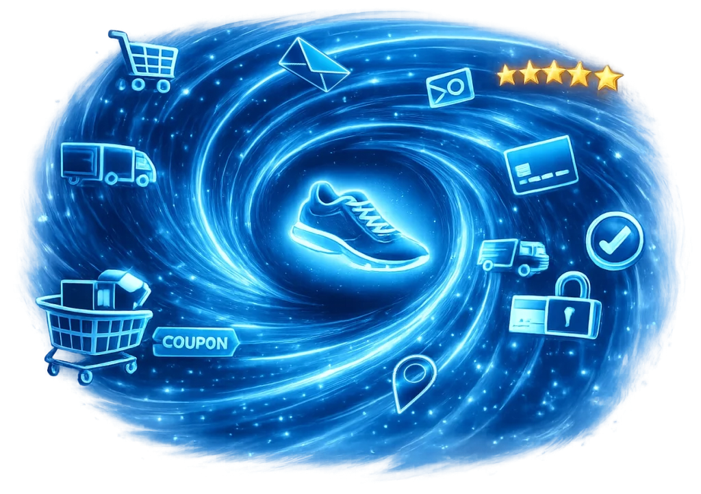 Tunnel de vente shopping